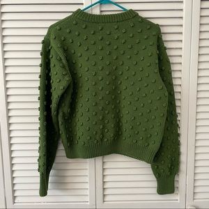 Misha & Puff Green Popcorn Sweater - Small